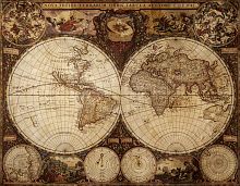 Карта мира для кабинета