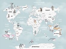 Веселая карта мира 