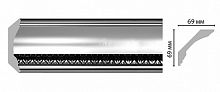 Плинтус потолочный с рисунком DECOMASTER 100C-63ШК/14 ШК/14 (69*69*2400мм)