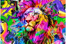 Разноцветный лев Z-369