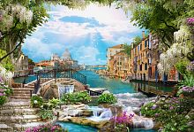Вид на Венецию с водопадами Z-011
