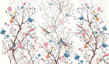 Волшебные птички в цветущих ветвях