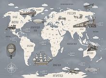 Ретро карта мира 