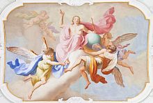 Ангелы фреска L-025